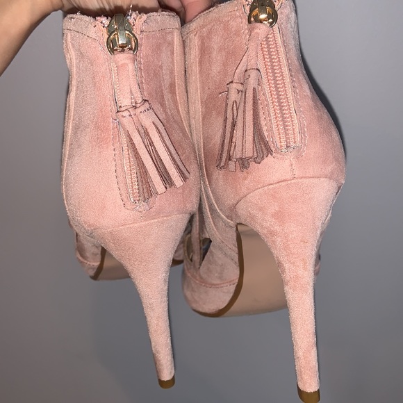 XOXO Suede Heels - Picture 2 of 4